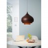 Suspension Eglo Camborne Brown 1 Bulb E27 38cm