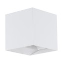 Aplique de Pared Exterior LED Eglo Calpino Blanco Luz Cálida 6W