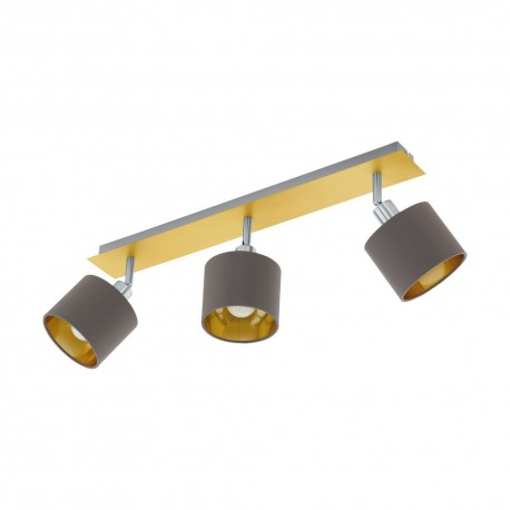 Bande de projecteur EGLO Valbiano Brass 3 Ampoules E14 56cm