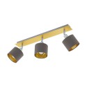 Bande de projecteur EGLO Valbiano Brass 3 Ampoules E14 56cm