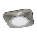 Plafón de Techo para Baño LED Eglo Olmos Níquel Mate Luz Cálida 16W