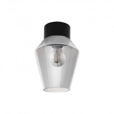 Plafonnier Eglo Verelli Noir 1 Ampoule E27