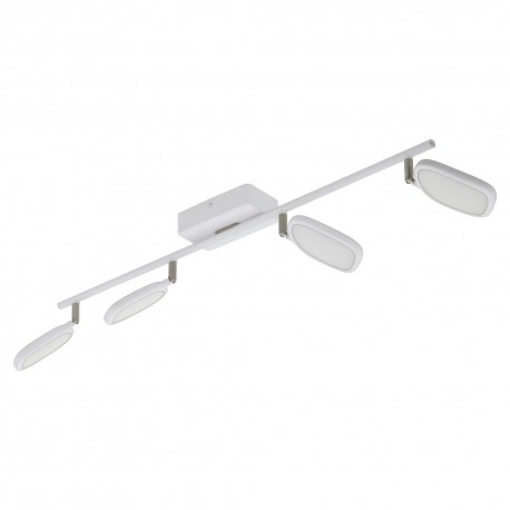 Regleta de Focos Eglo Connect LED Palombare-C Blanco Luz Regulable 20W