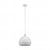 Suspension Eglo Roccaforte Blanc 1 Ampoule E27 30cm