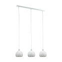 Suspension Eglo Roccaforte Blanc 3 Ampoules E14