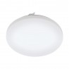 Plafonnier pour LED Salle de Bain EGLO Frania Blanc Lumière Chaude 17W 33cm