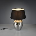 Lampe de Table Trio Luanda Ceramic Noir 1xE27