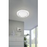 Plafond Eglo Capasso-Connect Blanc 34cm