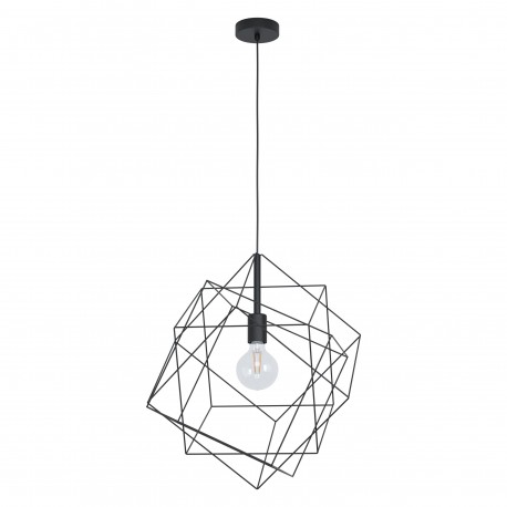 Suspension Eglo Straiton Black Large Cube