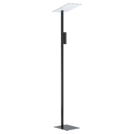 Lampadaire LED EGLO Budensea Led Noir Lumière Indirecte