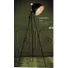 Lampadaire Eglo Mareperla Black Glass Optics