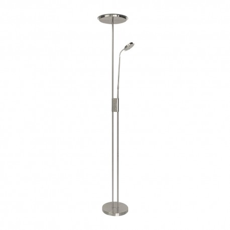 Lampadaire Fabrilamp Antares 20W+7W Nickel 4000k