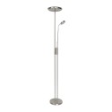 Lampadaire Fabrilamp Antares 20W+7W Nickel 4000k