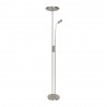 Lampadaire Fabrilamp Antares 20W+7W Nickel 4000k