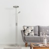 Lampadaire Fabrilamp Antares 20W+7W Nickel 4000k