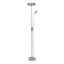 Lampadaire Fabrilamp Antares 20W+7W Cuir 4000k