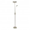 Lampadaire Fabrilamp Antares 20W+7W Cuir 4000k