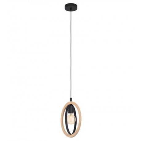 Basildon suspension EGLO 1xE27 Noir