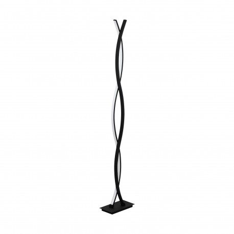 Lampadaire LED EGLO Lasana 3 Noir Lumière Chaude 36W