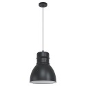 Suspension industrielle EGLO Ebury Black 1xE27