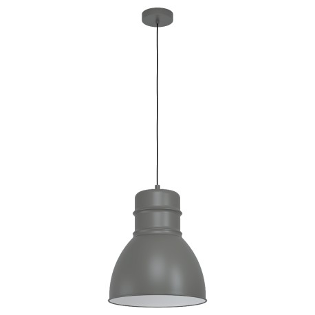 Suspension industrielle EGLO Ebury Grey 1xE27