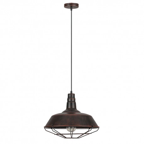 Suspension Fabrilamp Flamenco Brown Oxide 1xE27