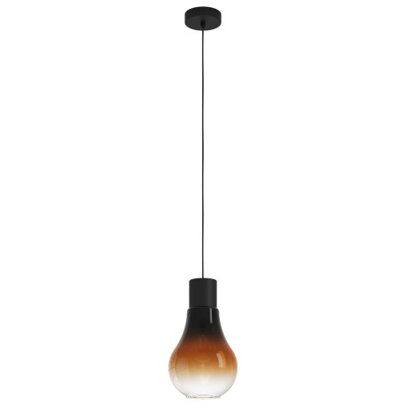 Eglo Suspension Chasely Crystal Black Caramel 1xE27