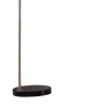 Arco Clasic Cromo lampadaire en pierre ronde noire