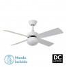 Ventilador de Techo Fabrilamp Sofía Blanco 107cm Blanco/Haya 4Palas