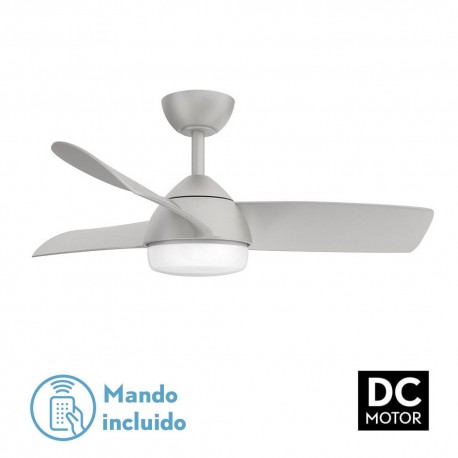 Ventilador de Techo Fabrilamp Haur Plata 107cm 3 Palas