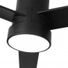 Ventilador de Techo Fabrilamp Teo NEGRO 3 Palas Negras Ø139cm