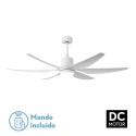 Ventilador de Techo Fabrilamp Otto Blanco 6 Palas Blancas Ø167cm