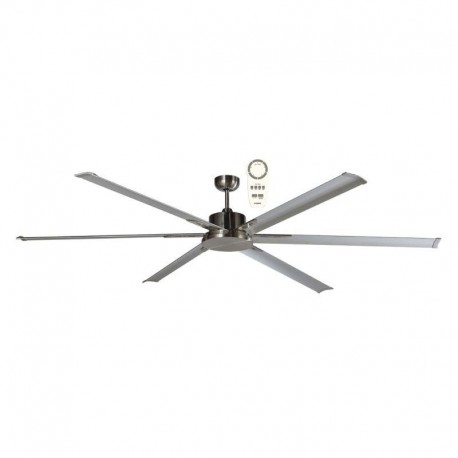 Ventilateur de plafond Martec Albatross Argent DC 210cm sans Lumière