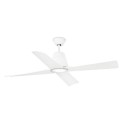 Ventilateur de plafond FARO Typhoon 130cm Blanc DC 4 Pales Ip44 Avec lumière