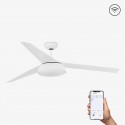 Ventilateur de Plafond Faro Vulcano 152cm Blanc 3 Pales Avec lumière Smart Fan