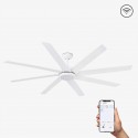 Ventilador de Techo Faro Century 165cm Blanco Led 15W 3000K Smart Fan