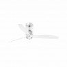 Ventilador de Techo Faro Mini Tube Fan DC 128cm Transparente Con luz Smart Fan