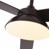 Ventilateur de Plafond Fabrilamp UMI DC Marron 3 Pales Marron/Hêtre 132cm