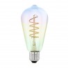 Ampoule décorative Eglo ST64 Couleur Iridescent 4W LED 1800k E27