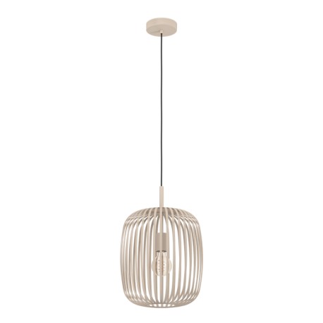 LAMPE À SUSPENSION EGLO ROMAZZINA COULEUR TAUPE 1XE27