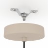 LAMPE À SUSPENSION EGLO ROMAZZINA COULEUR TAUPE 1XE27