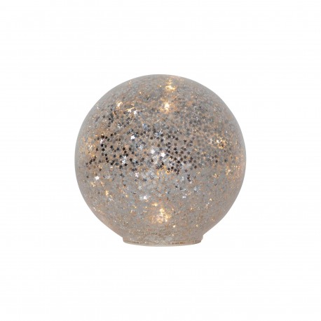 Ornement Boule Argent 15cm Noël