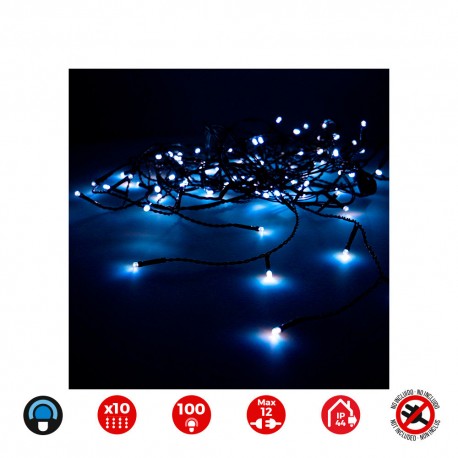 Abat-jour raccordable Easy-Connect Rectangulaire Bleu 2x1 IP44