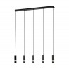 Suspension Eglo Linéaire Bernabeta Noir 5xGU10 23W