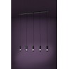 Suspension Eglo Linéaire Bernabeta Noir 5xGU10 23W