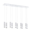 Suspension Eglo Linéaire Bernabeta Blanc 10xGU10 46W