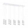 Suspension Eglo Linéaire Bernabeta Blanc 10xGU10 46W