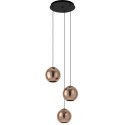 Suspension Circulaire Eglo Córdoba Cuivre Ø 45,5cm 3xE27