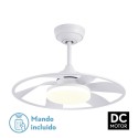 VENTILATEUR DE PLAFOND FABRILAMP CELSIUS DC BLANC 26W 2950LM CCT