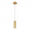 Suspension Collection Junco en feuille d'or 1xGU10